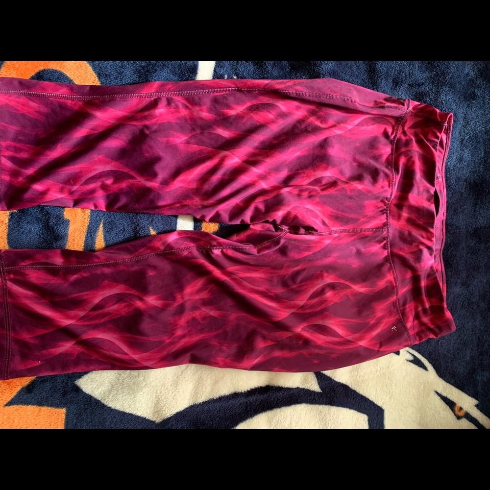 Pink and purple leggings